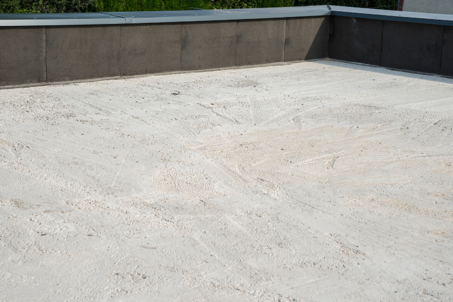 toit plat en béton