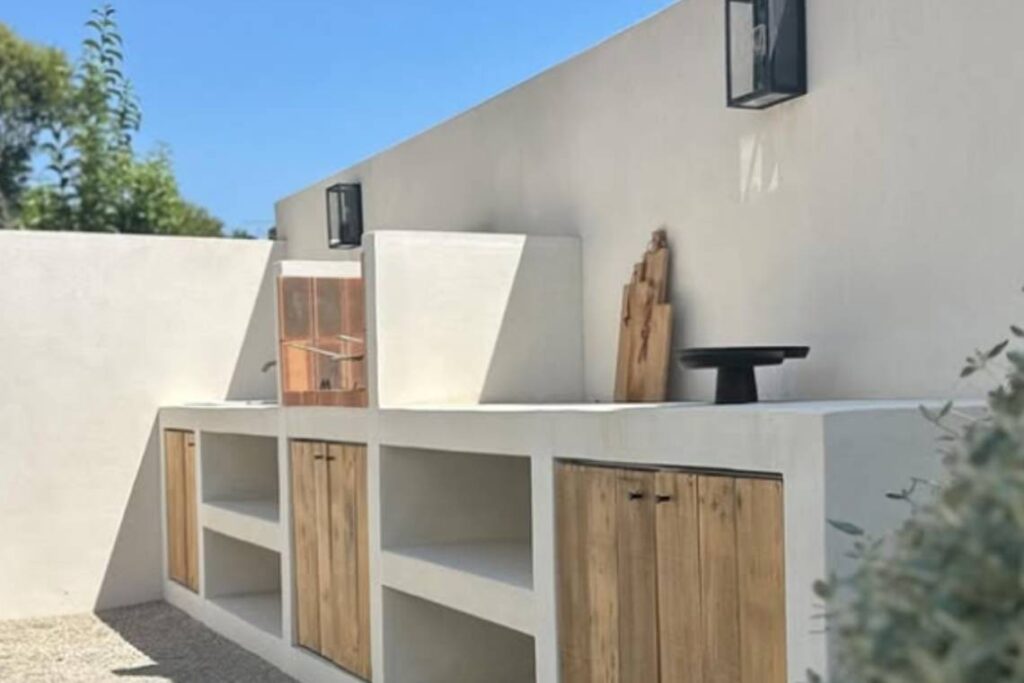 aménagement extérieur avec béton cellulaire