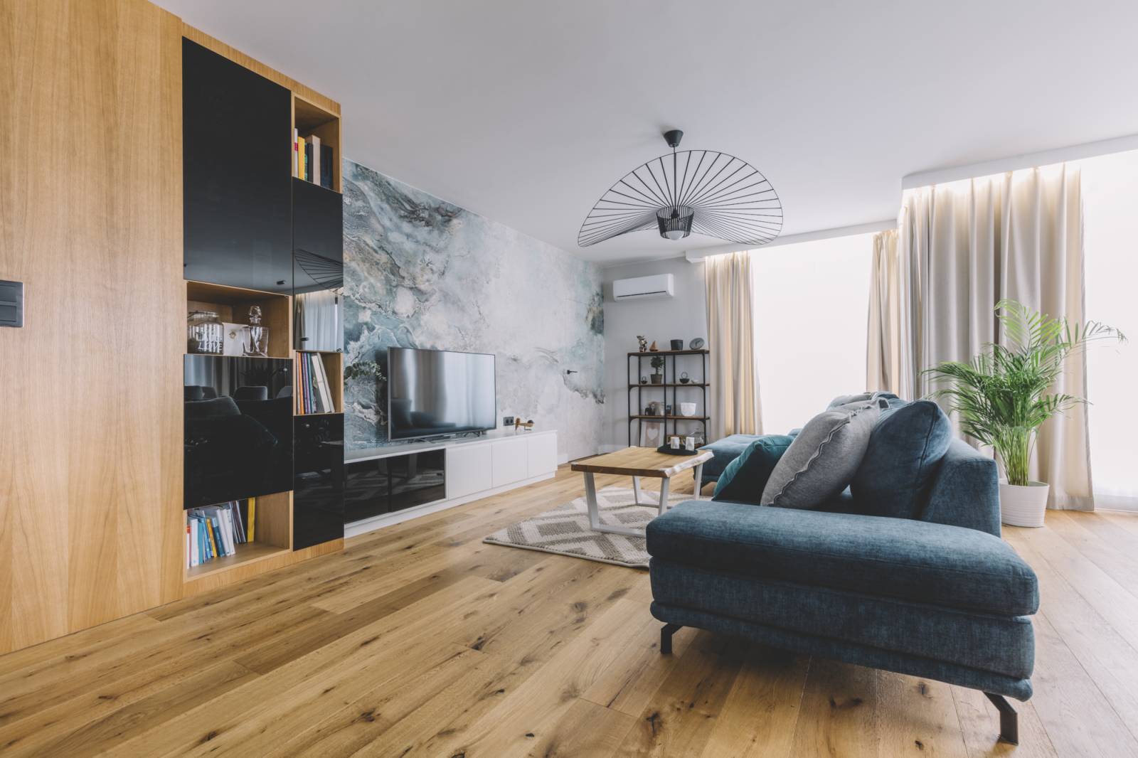 parquet pièce de vie