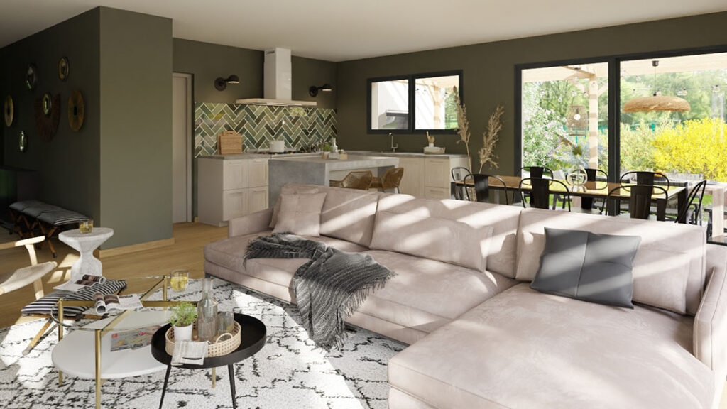 aménagement intérieur 3d