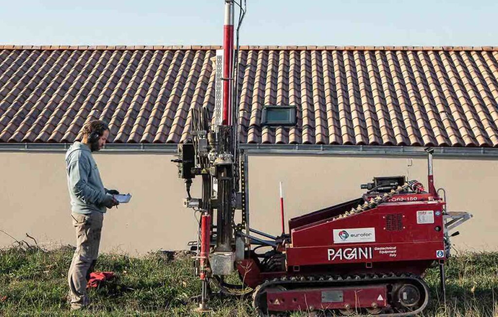 matériel pour étude de sol