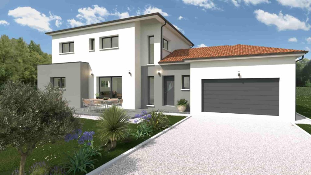 plan de maison à étage