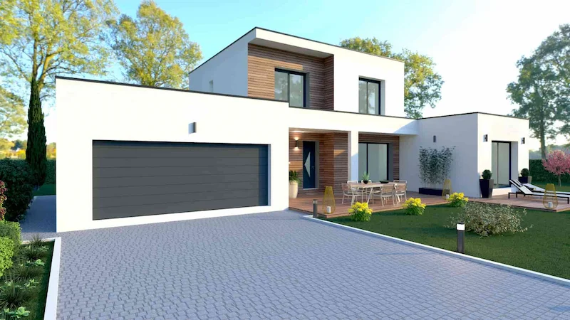 plan maison moderne