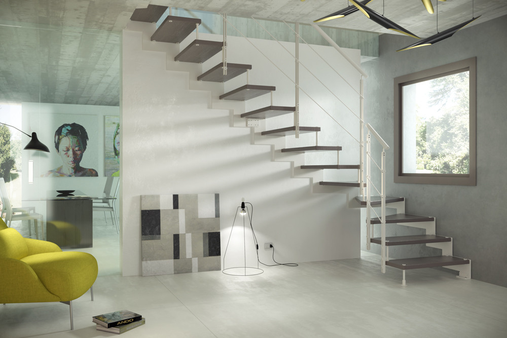 type d'escalier pour maison à étage